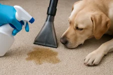 Hondenurine uit tapijt verwijderen: zo pak je vlekken en geur definitief aan
