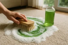 Laat je tapijt natuurlijk stralen met groene zeep