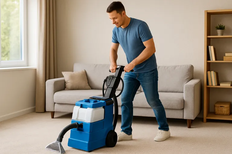 Stap-voor-stap je tapijt reinigen met een gehuurde machine