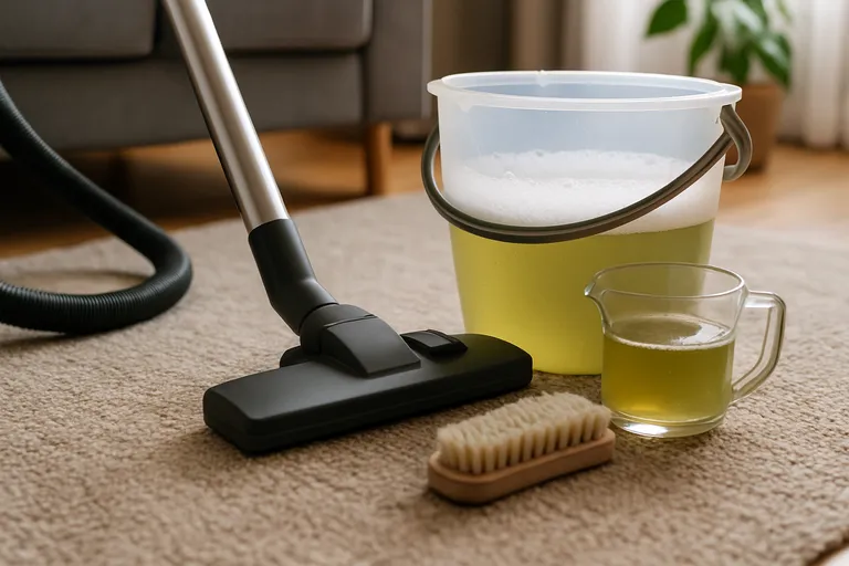 Stappenplan: tapijt reinigen met groene zeep