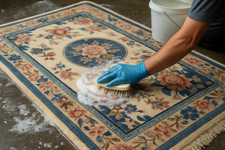 Chinees tapijt schoonmaken: veilig diep reinigen zonder kleurverlies of vezelschade