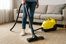 Maak je tapijt diep schoon en fris met de Kärcher stoomreiniger