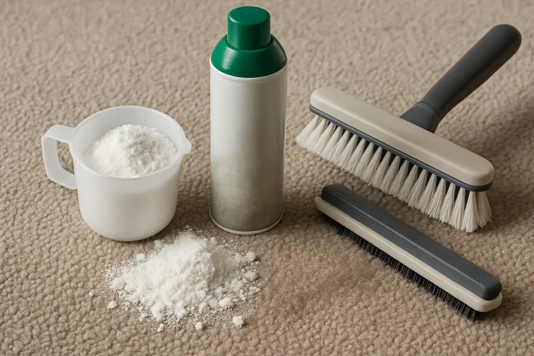 Methoden voor droog reinigen van tapijt