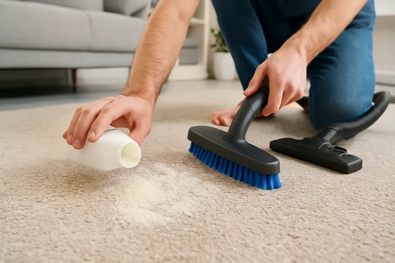 Stappenplan: tapijt reinigen met korrels