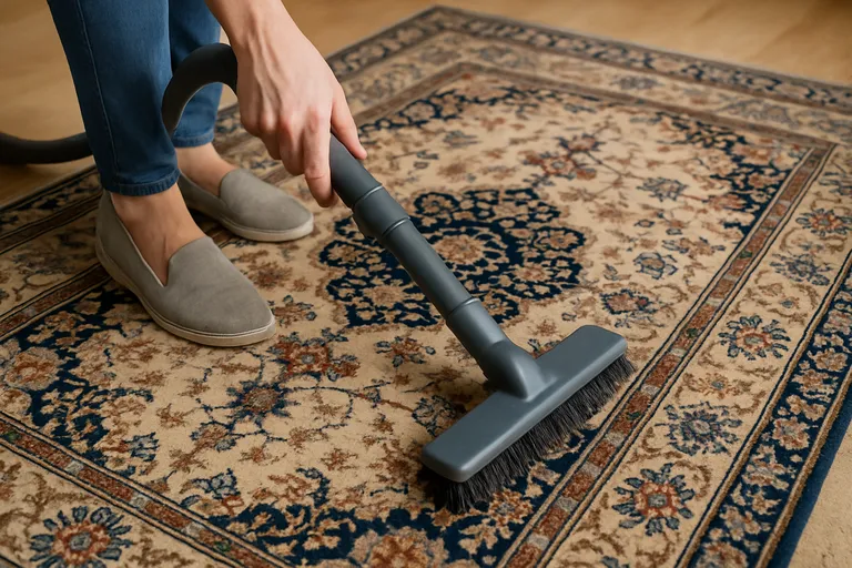 Stapsgewijs je chinees tapijt reinigen