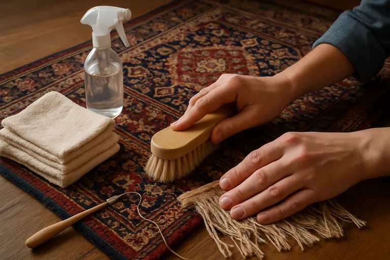 Zacht reinigen en vakkundig herstellen: zo houd je je perzisch tapijt mooi zonder kleurverlies