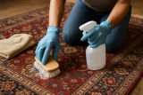 Zo maak je je perzisch tapijt veilig schoon zonder kleurdoorloop